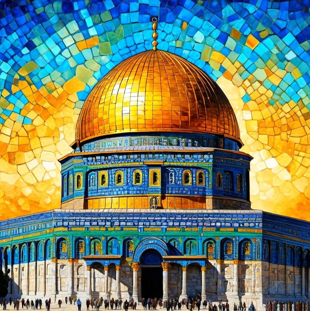 The Dome of the Rock in Jerusalem ❤️‍🔥 قُـبَّـة الصّخرة