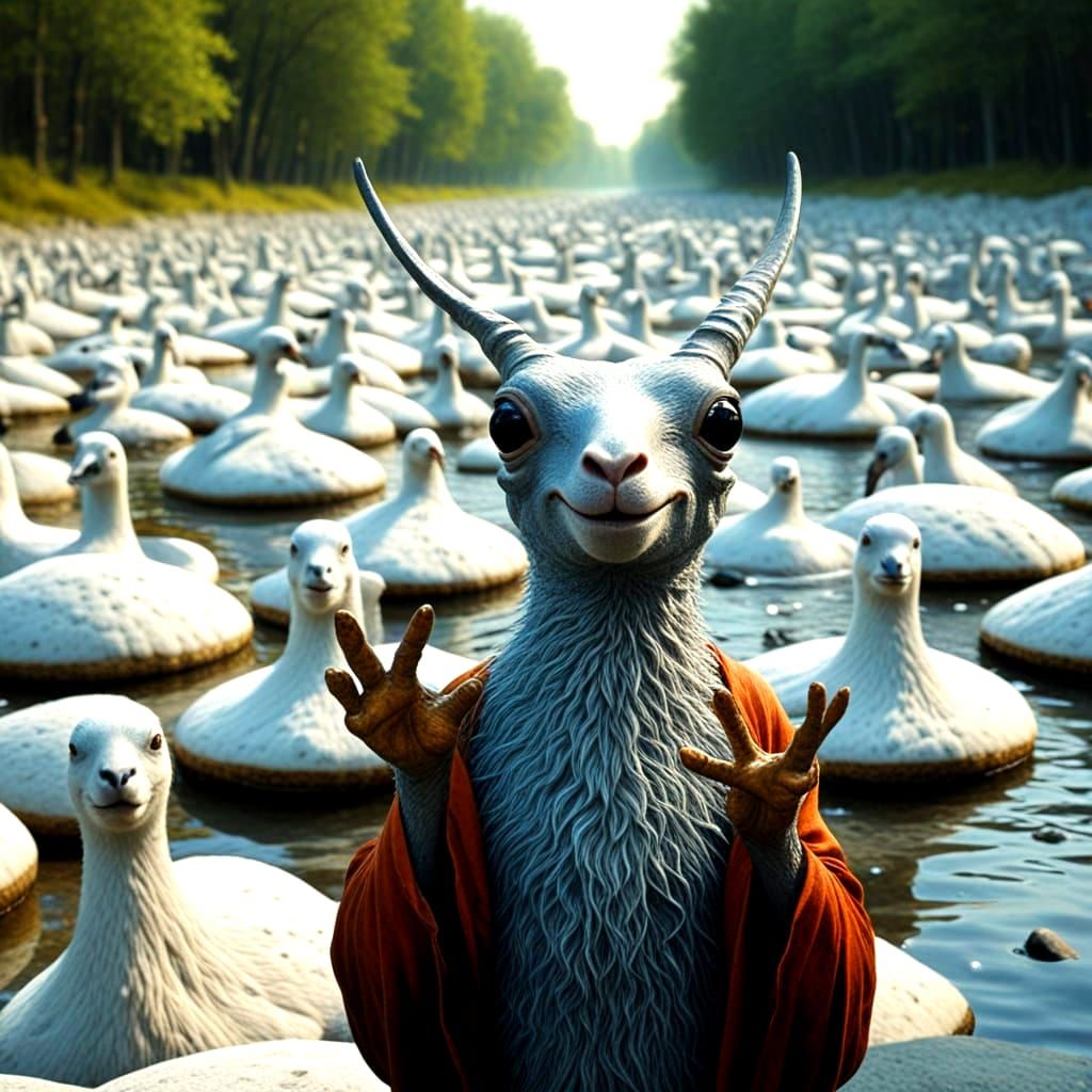 Ethereal Surrealistic Landscape with Photorealistic Fantasti...