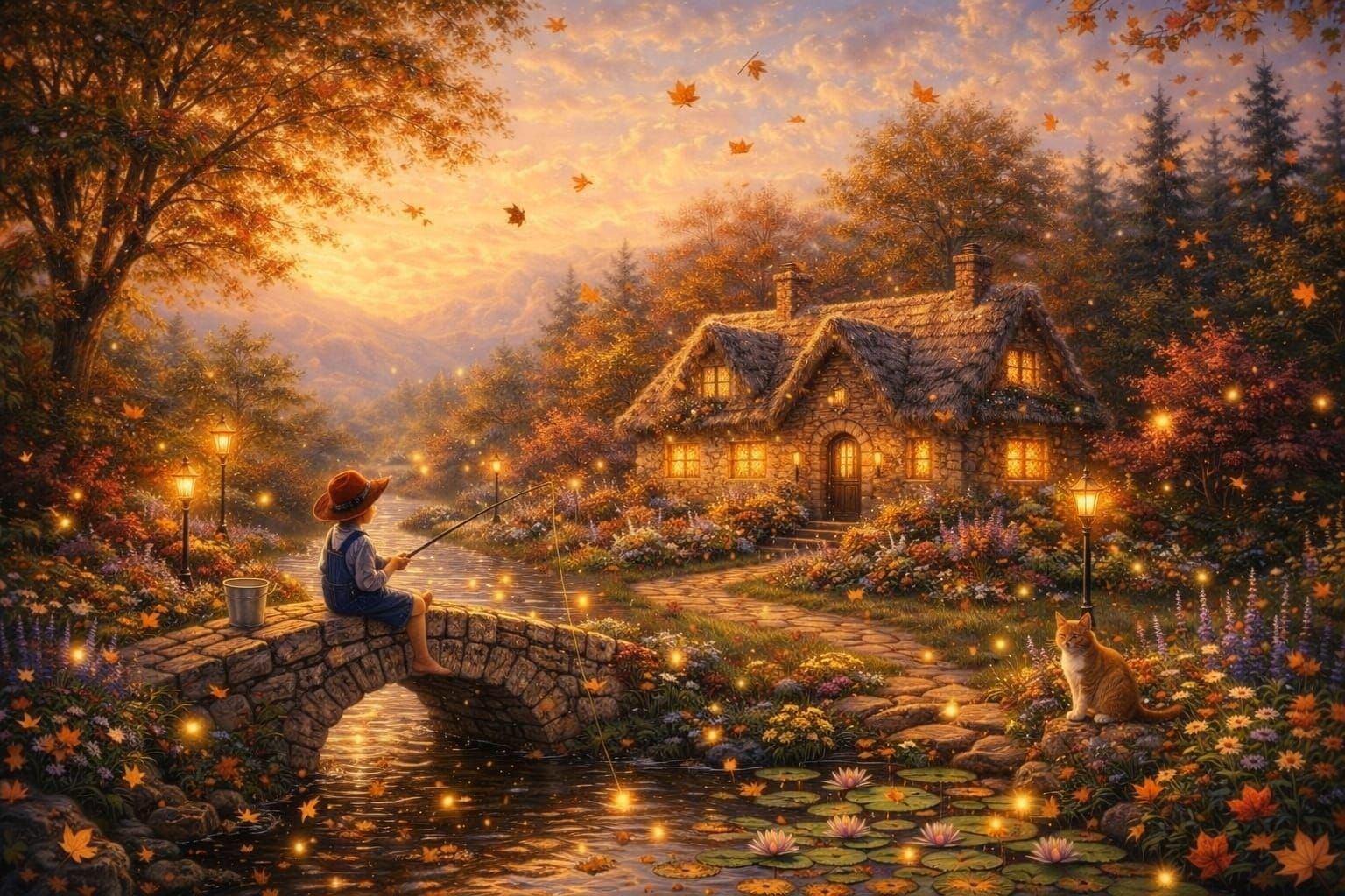 Life in Countryside  by @Mooncraftnartsrose