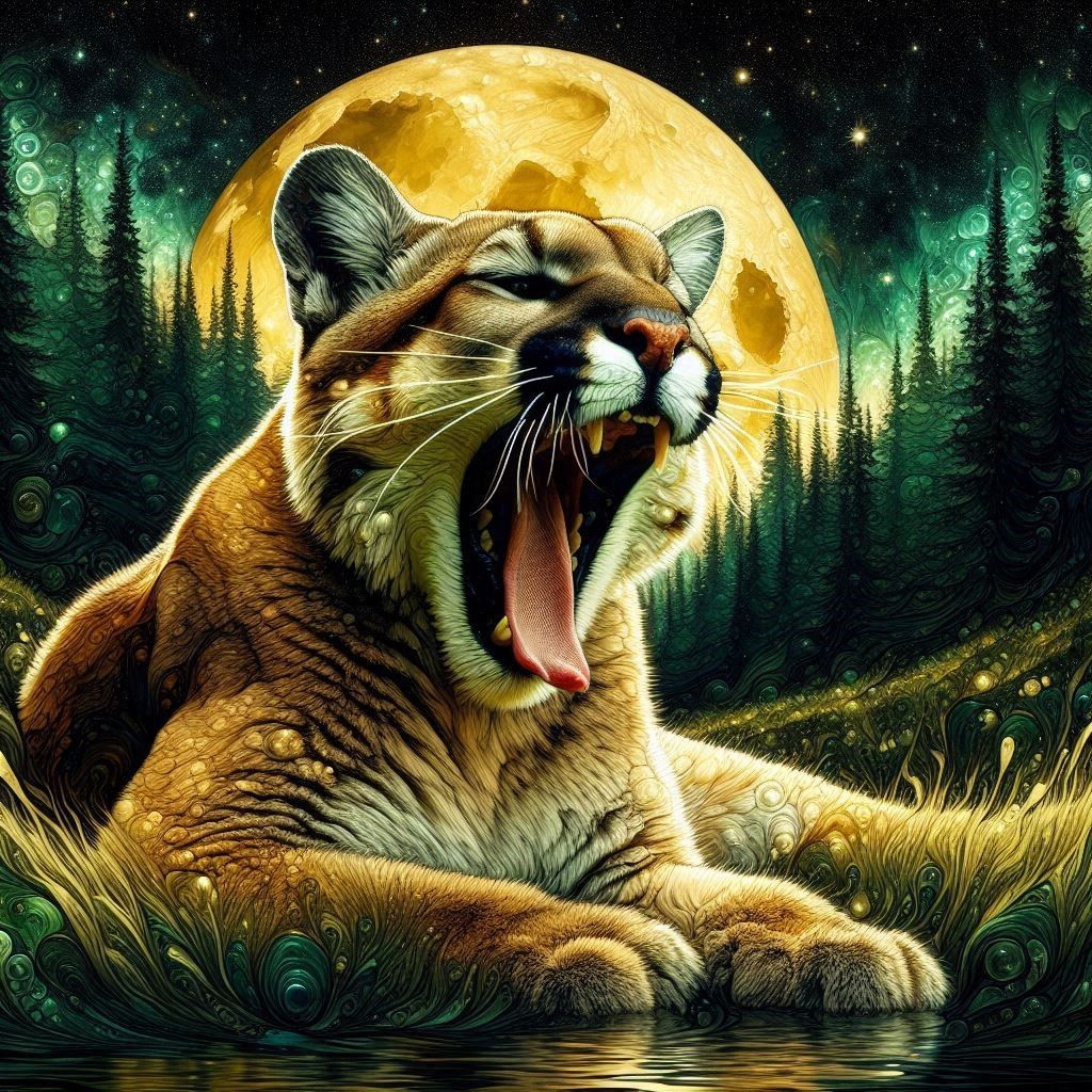 A Sleepy Yawn  by @Dryheat