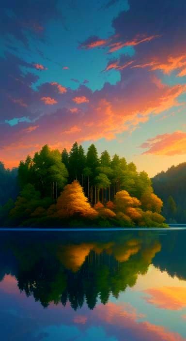 Celestial Fox and Rabbit in Cosmic Harmony