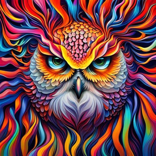 Owl (II) - AI Generated Artwork - NightCafe Creator