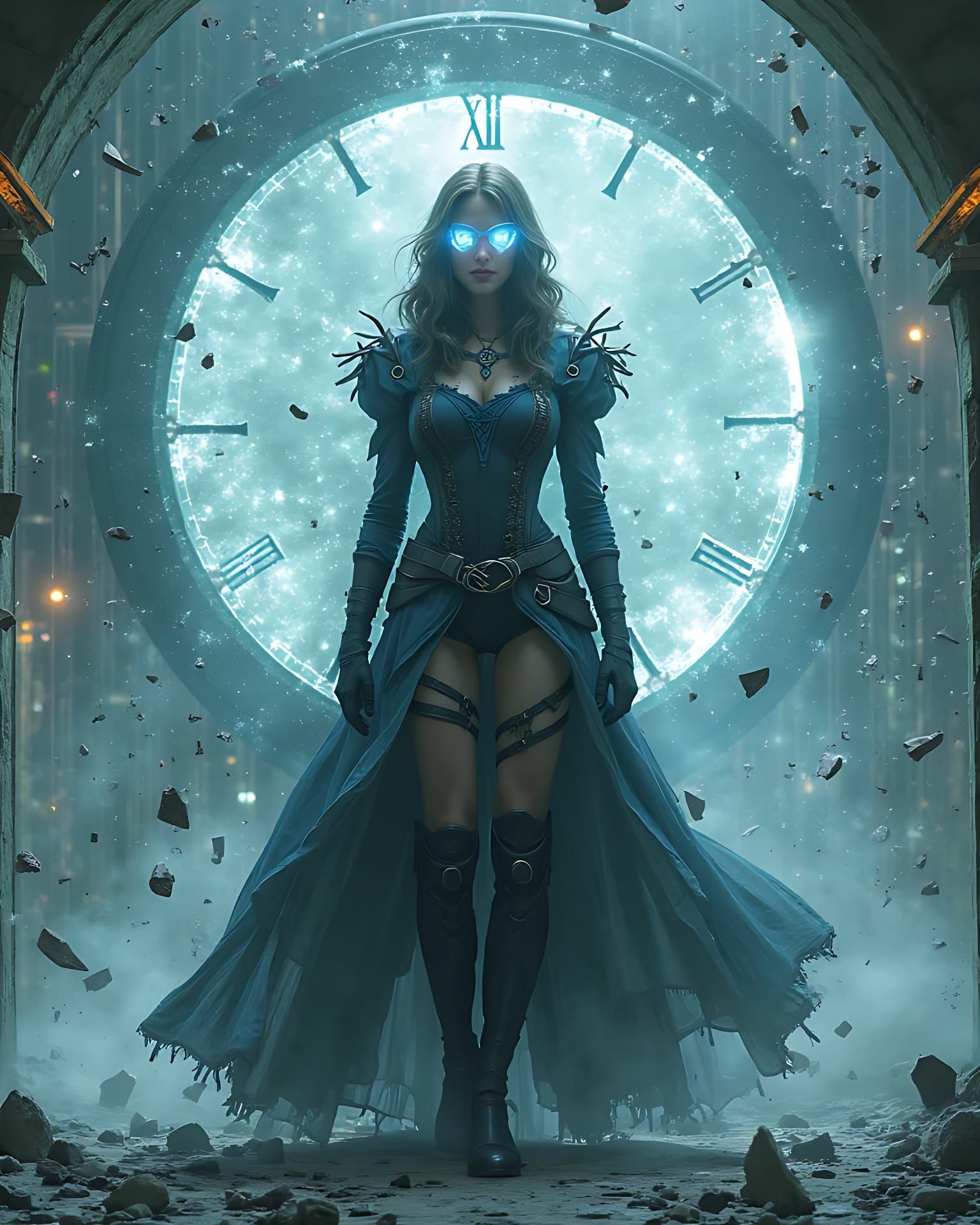 Chrono, time-bending supervillain