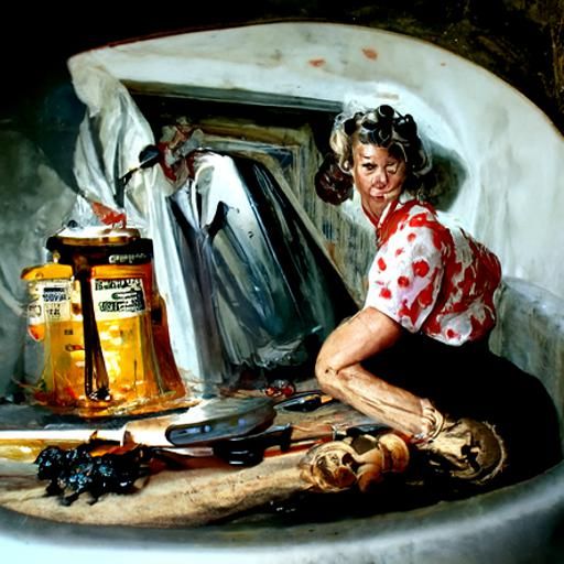 the death of a 1950’s housewife