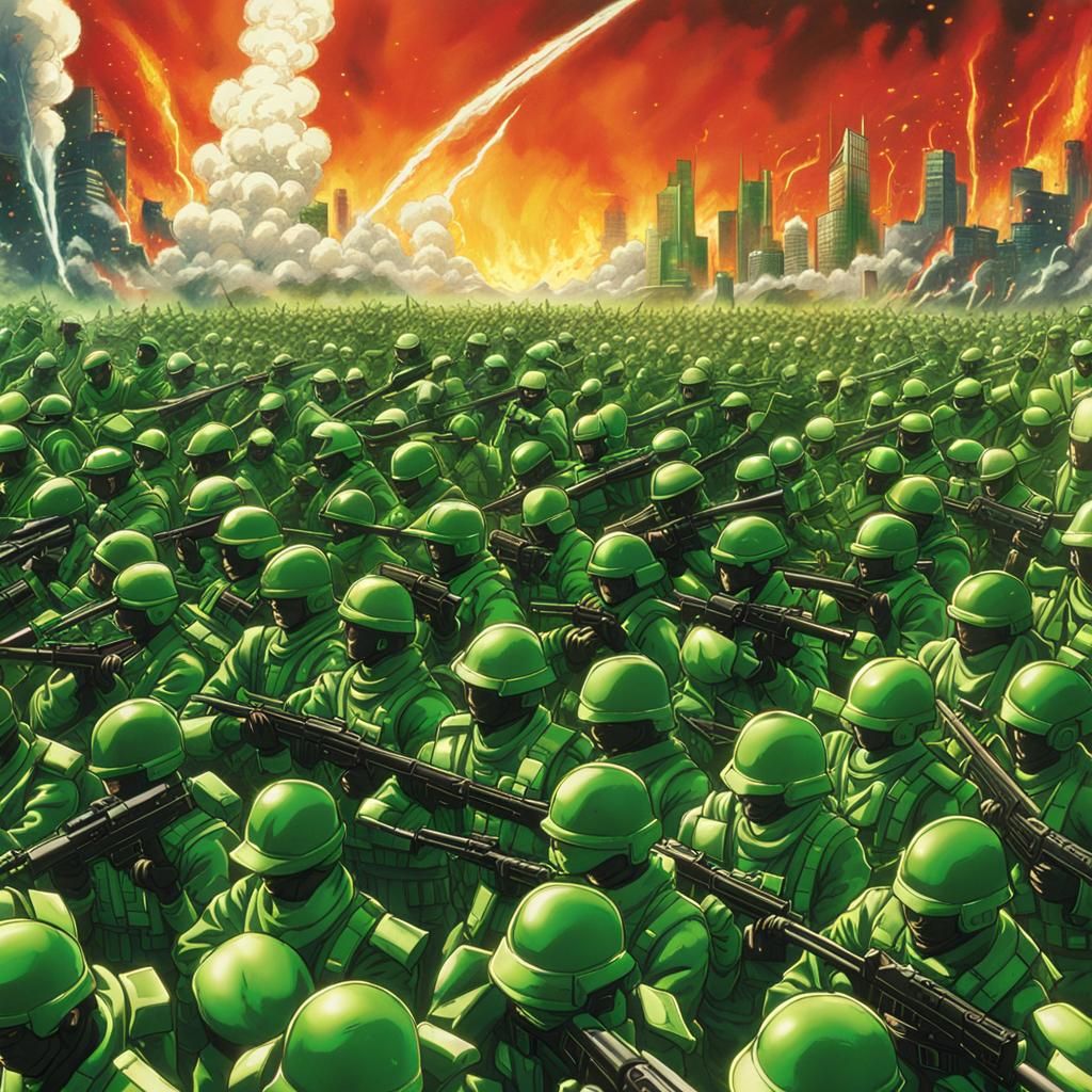 Like Toy Soldiers AI Generated Artwork NightCafe Creator