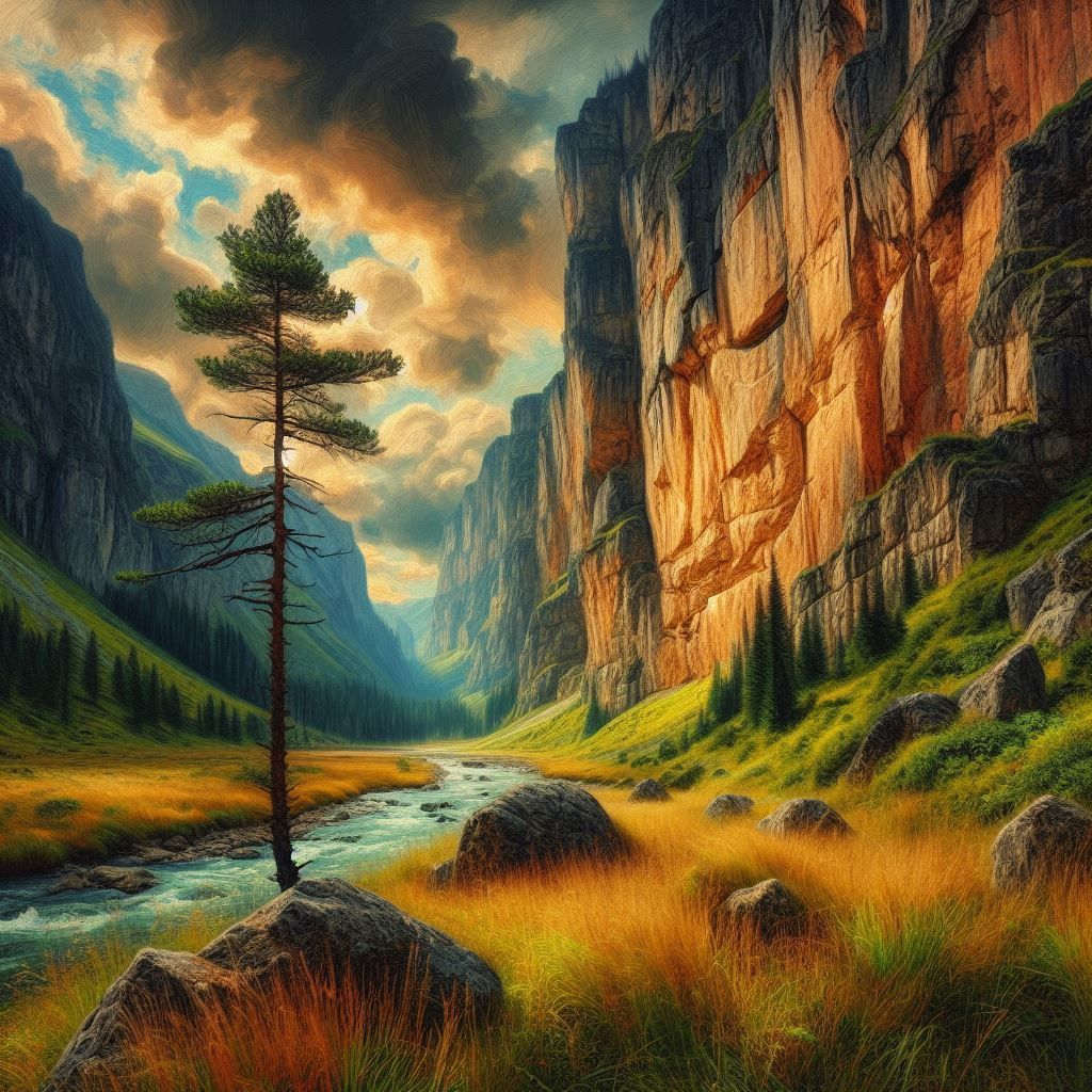 mountains valey
