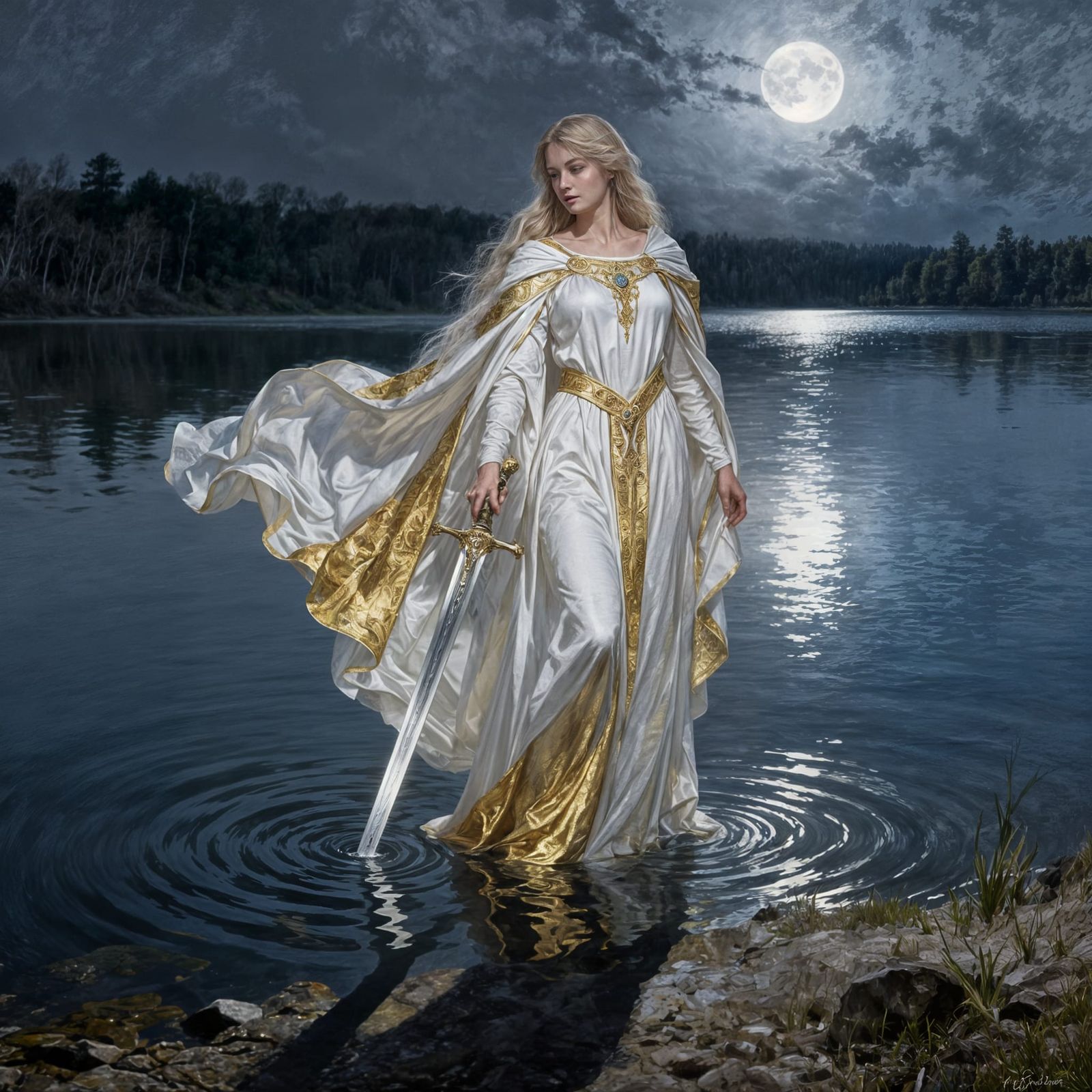 The Lady of the Lake  by @Ravenscar