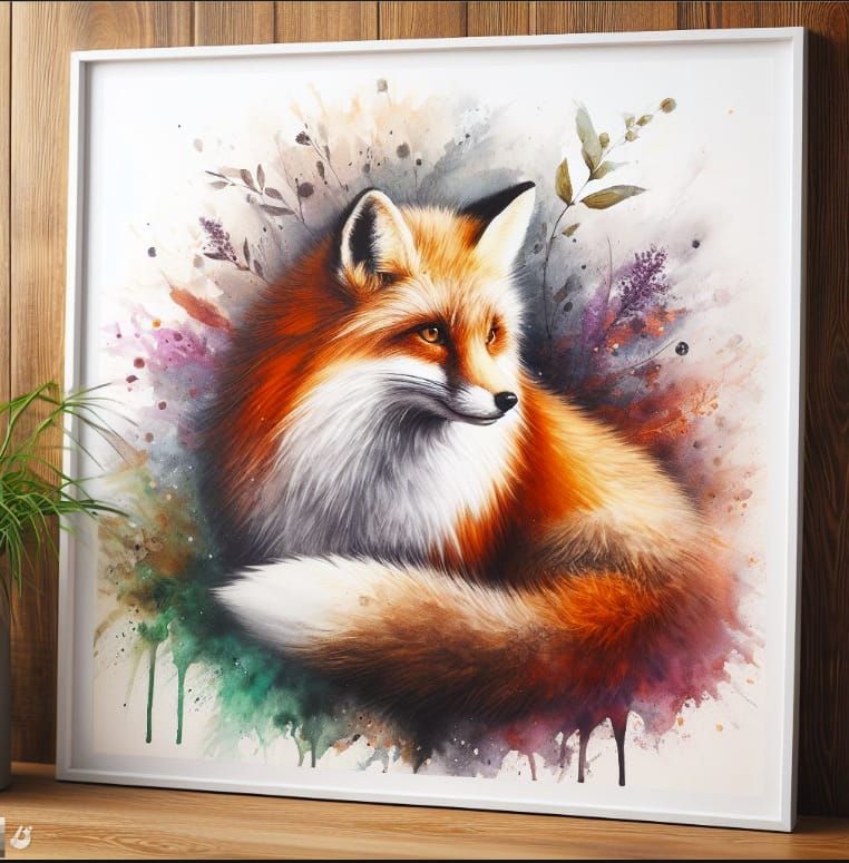 The Watercolor Fox