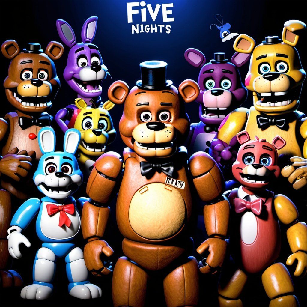Accurate Fnaf Disney Poster