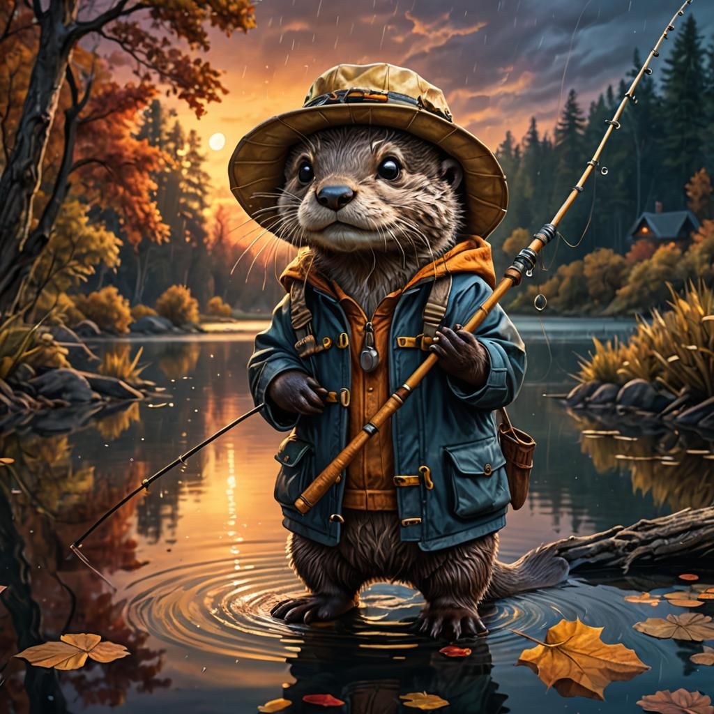 Lontra 🦦  by @Superxu