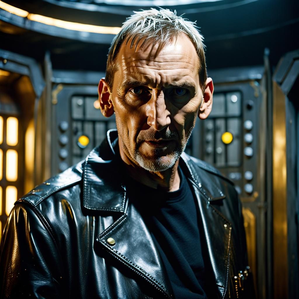The Ninth Doctor at the heart of the TARDIS