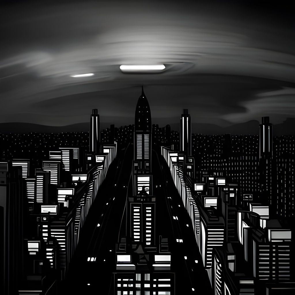 Strange glows have been spotted above the city last night