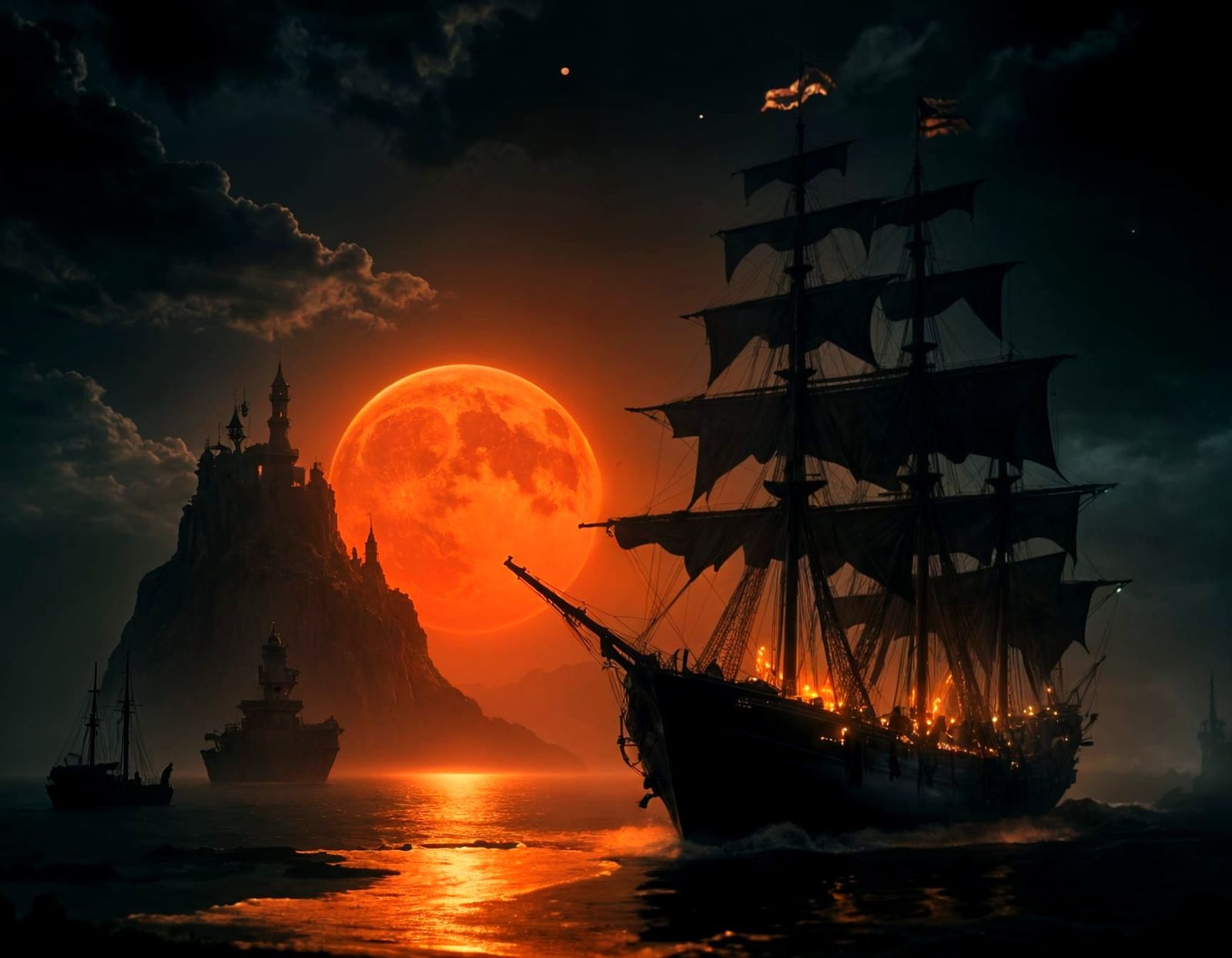 "Curse Of The Blood Moon"  by @Swervin Ervin