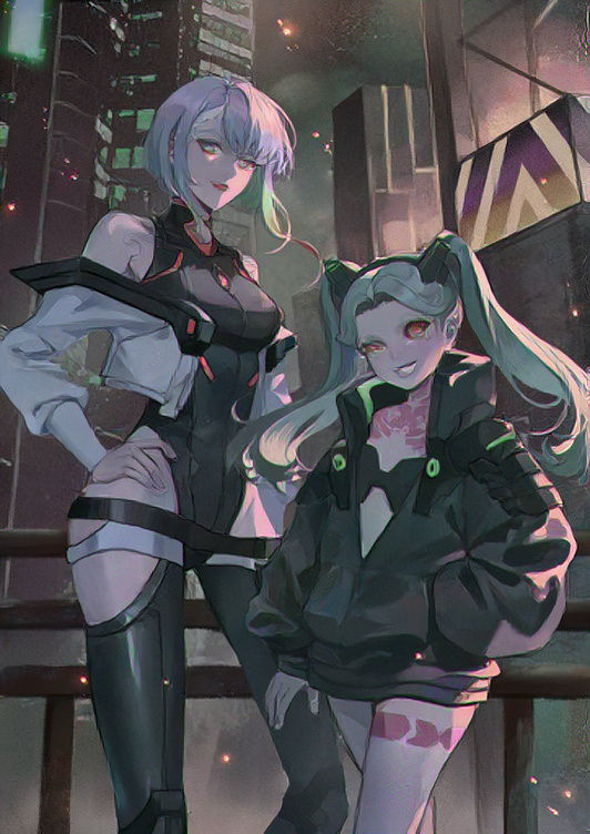 cyberpunk girls 