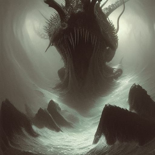 KRUMPUSS WATER DEMON SEA SERPENT