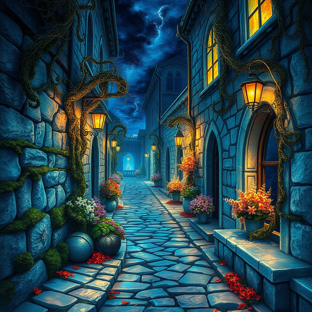 Medieval Cobble and Stone Alley #2