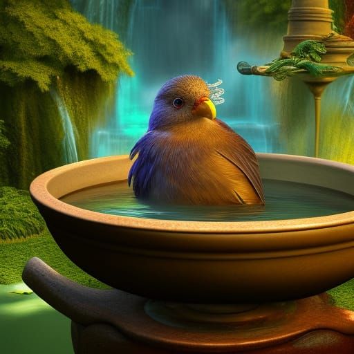 Bird bath
