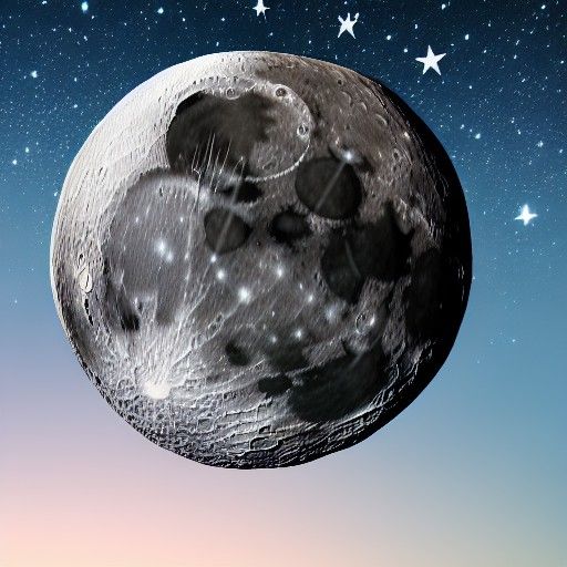 The moon with a pp