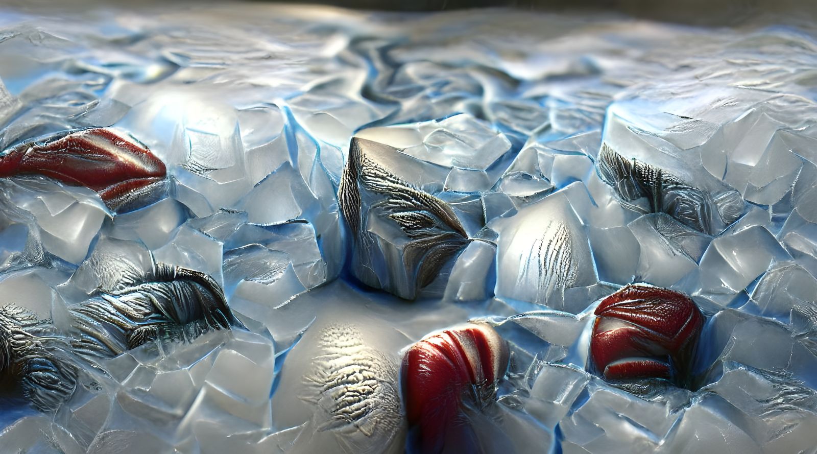 ice texture, photorealism