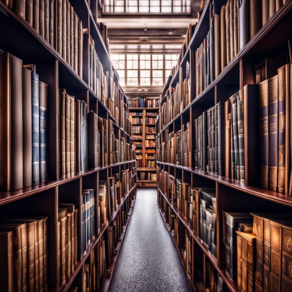 A library filled with textbooks, intricate details, HDR, beautifully shot, hyperrealistic, sharp focus, 64 megapixels, perfect composition, ...