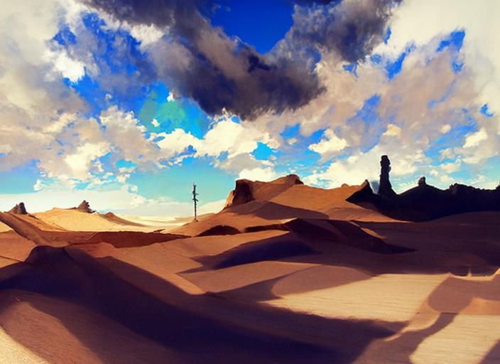 Blue Sky & Desert Road