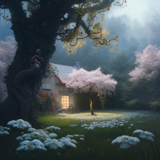 Spring Evening on the Farm 2