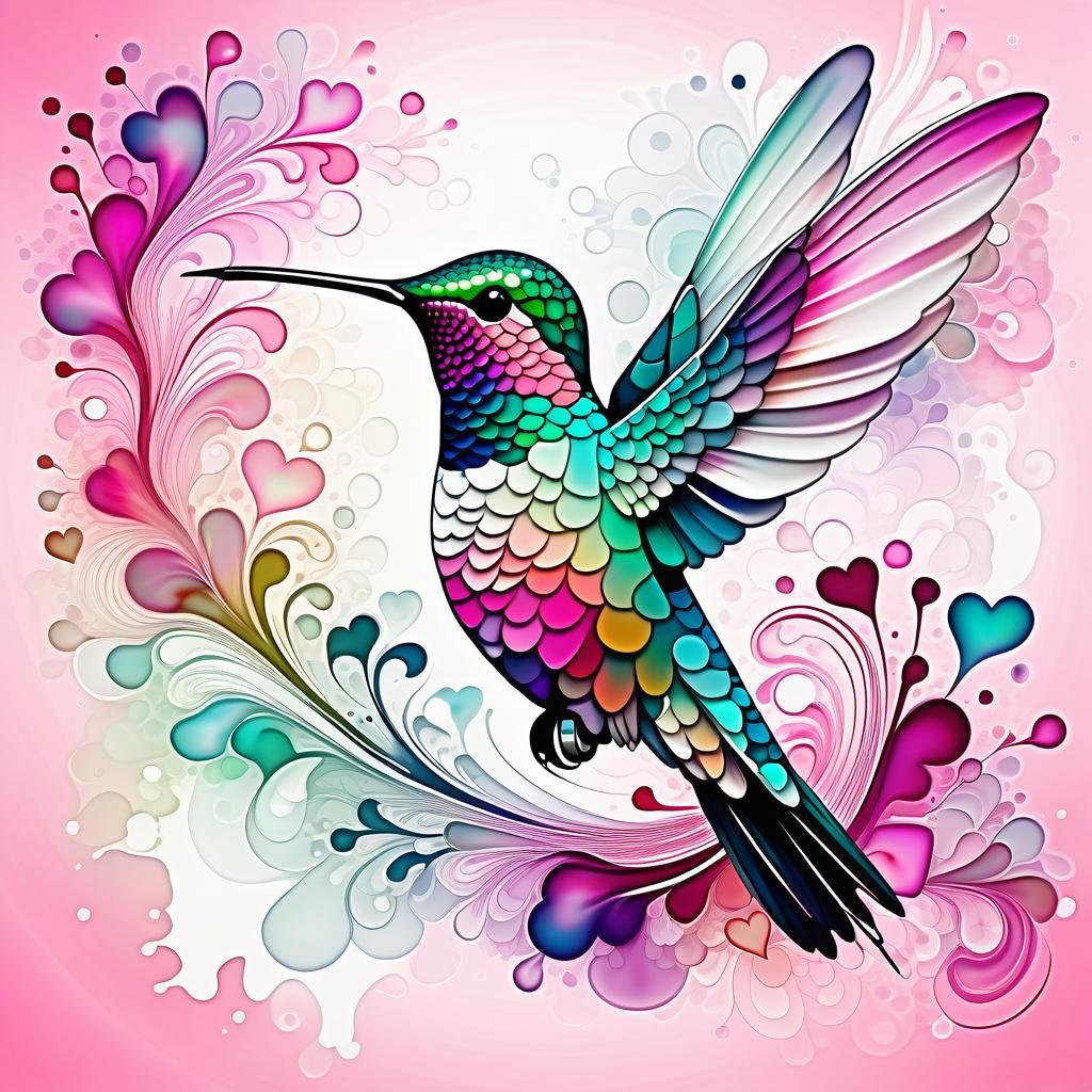 Hummingbirds represent beauty and joy and they bring love wh...