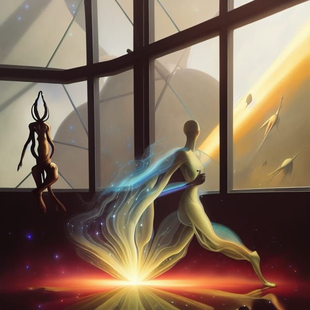 Striding Into Being from the Pages of a Picture Book... +