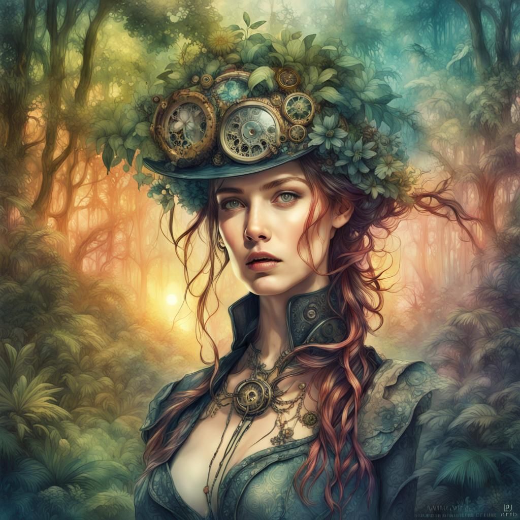 Steampunk Woman