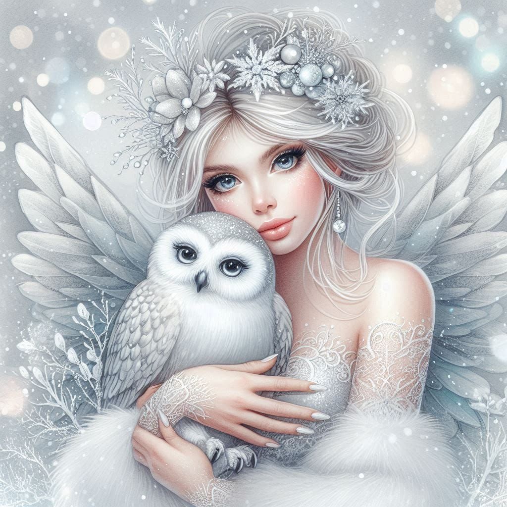 snow owl fairy
