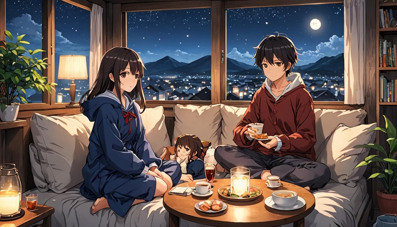 at cozy night