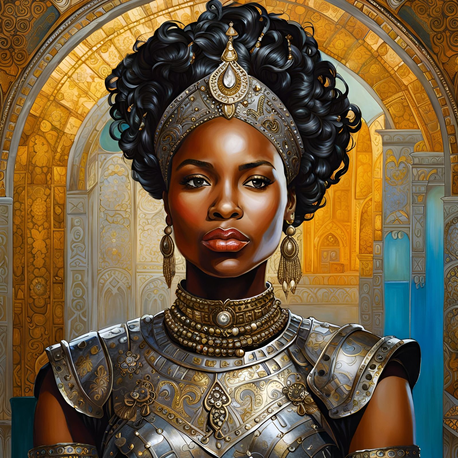 African Princess - Ai Generated Artwork - Nightcafe Creator