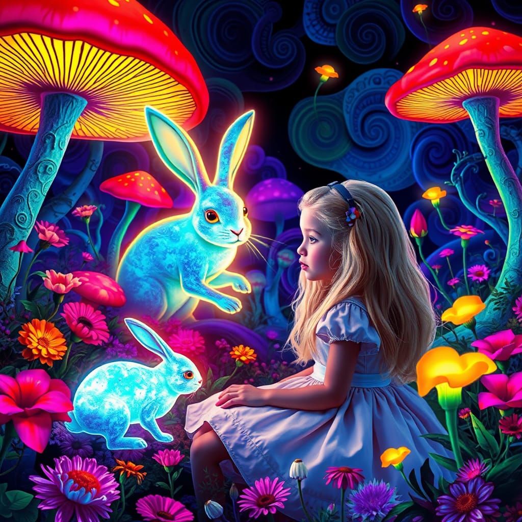 Fluorescent Wonderland  by @Antinomy