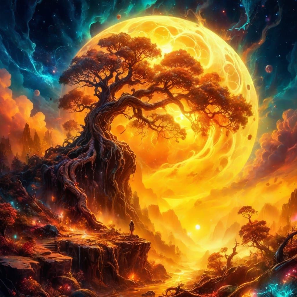 Nature's Power: Colossal Tree Nebula 🌳🌌 #4