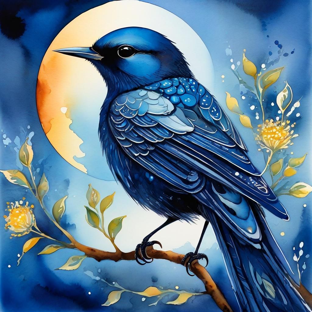 Rest your Wings little Bluebird  by @Helix