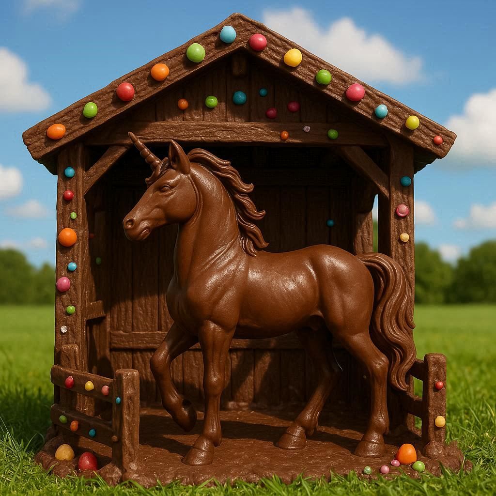 Chocolate unicorn