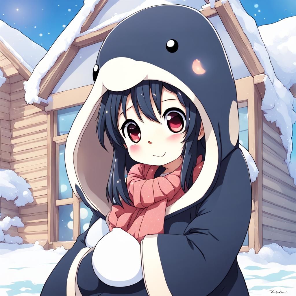 penguin girl