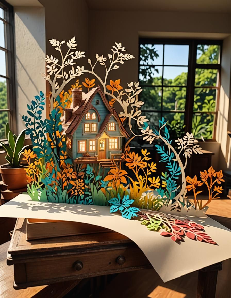 3D paper-craft