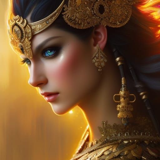 Girl with a gleam in her eye