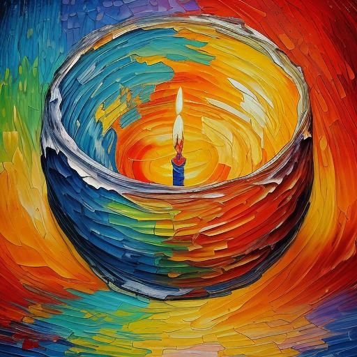 Dragons Over Earth: A Neo-Impressionist Birthday