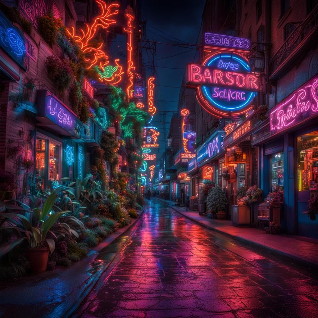 Neon Lights  by @Lefteris Michael