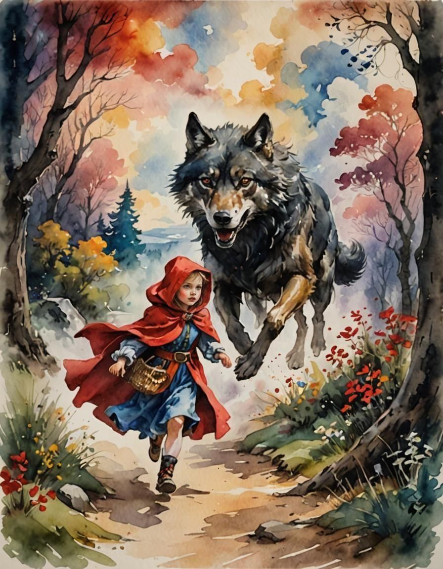 Red running  by @Electric Goat