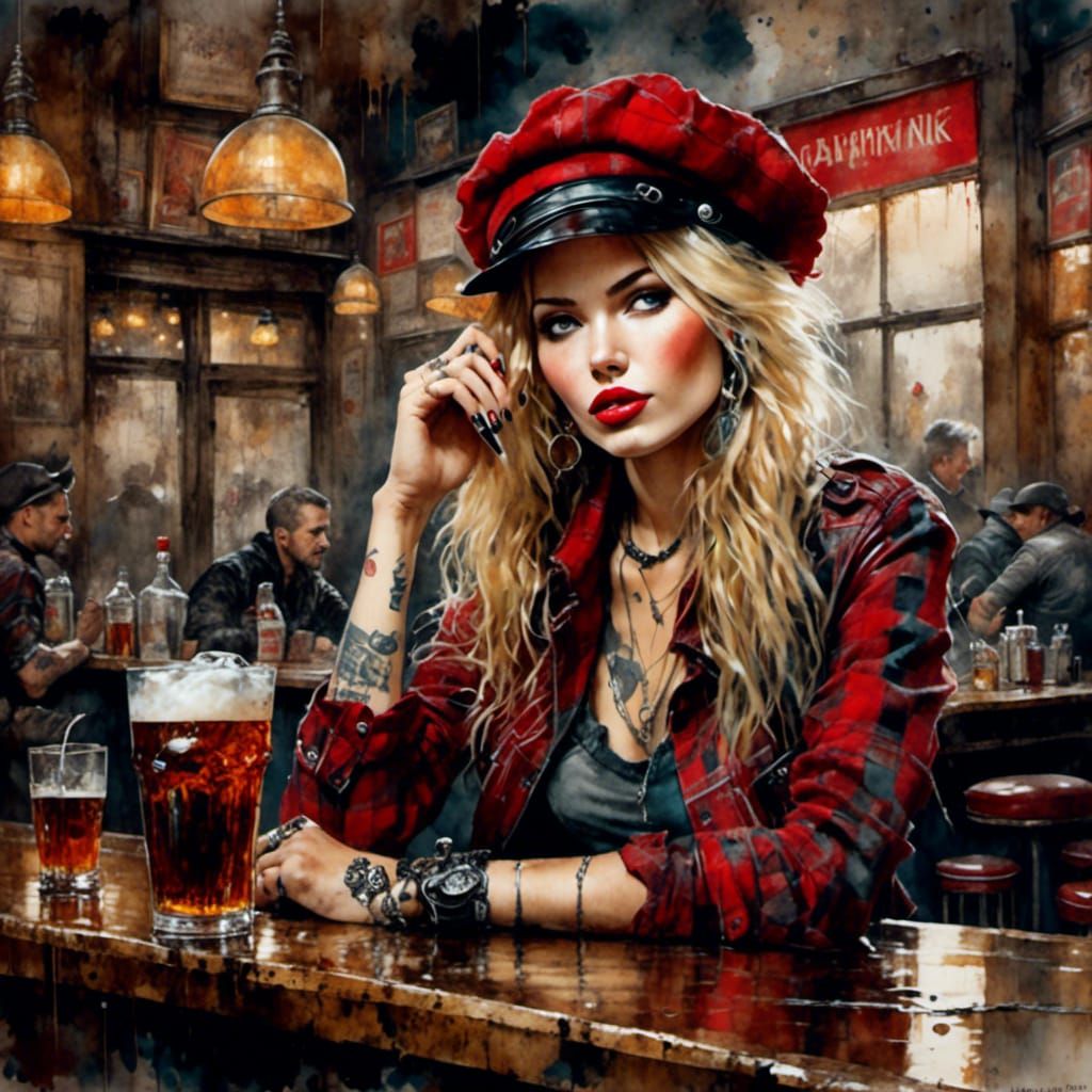 <lora:GrungePunkStyle:1.0> f