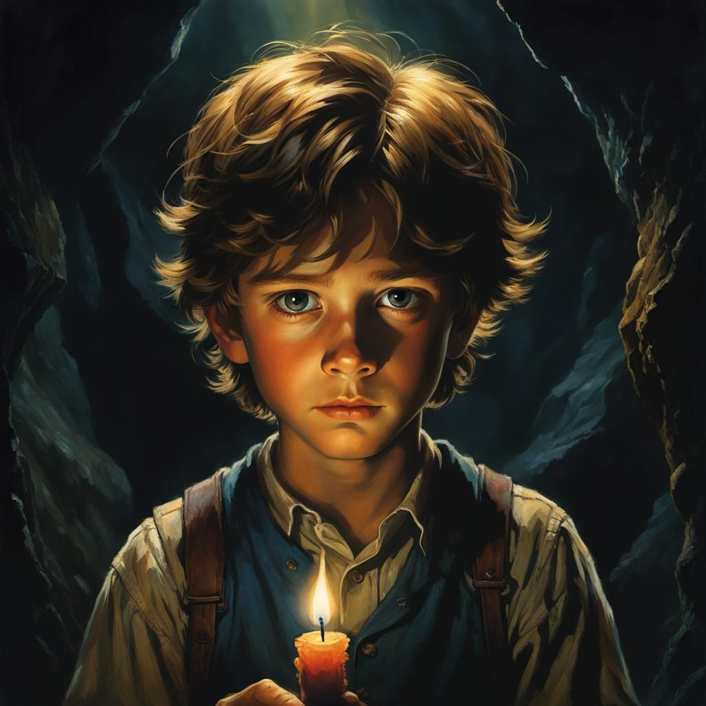 Light Against the Darkness of a Cave  by @Tektonten