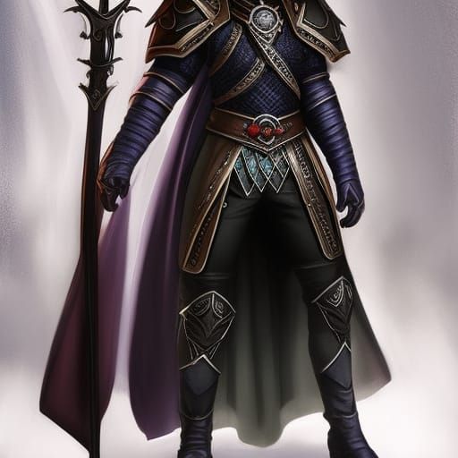 Drow Cleric in Half Plate armor, Dungeons and Dragons, Fan Art ...