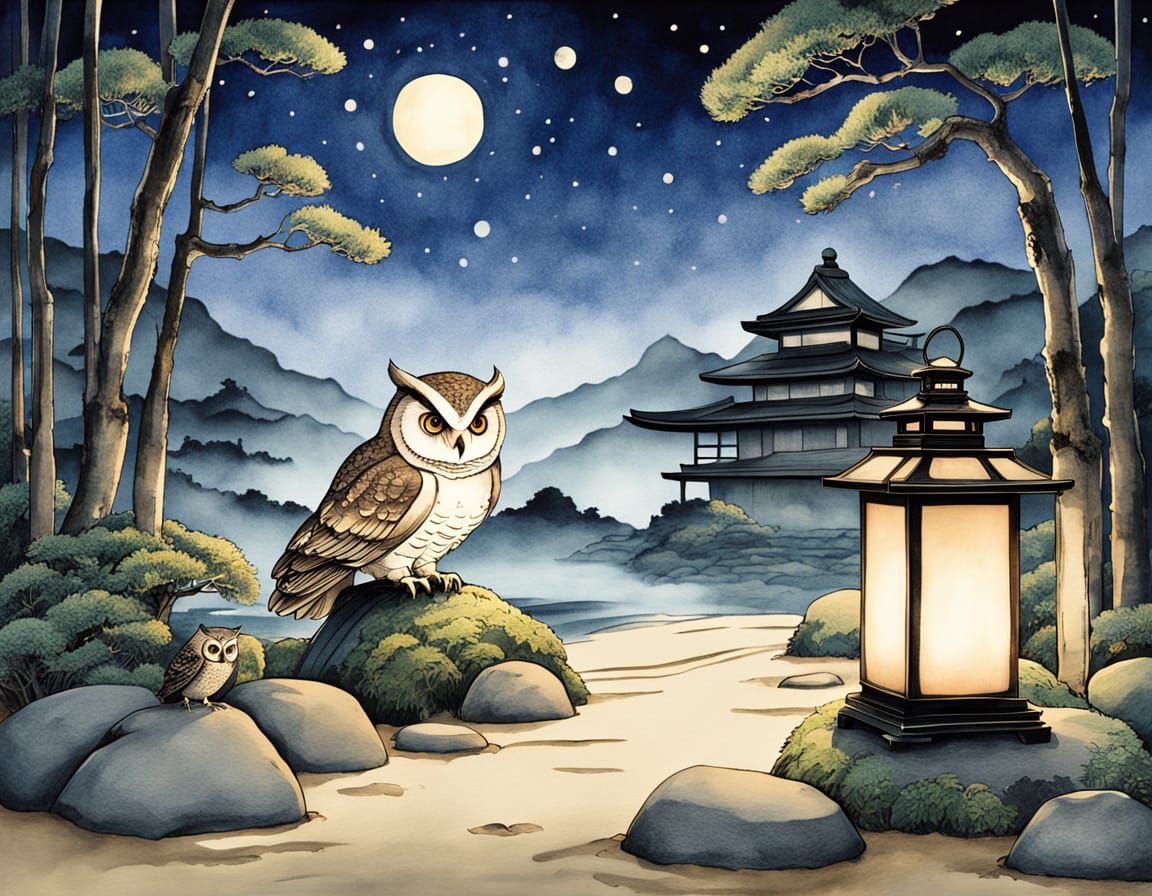 Zen Owl  by @Being33