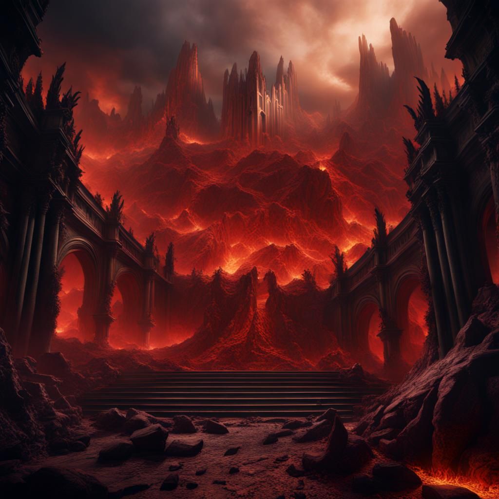 Dante's Inferno Wrath layer - AI Generated Artwork - NightCafe Creator