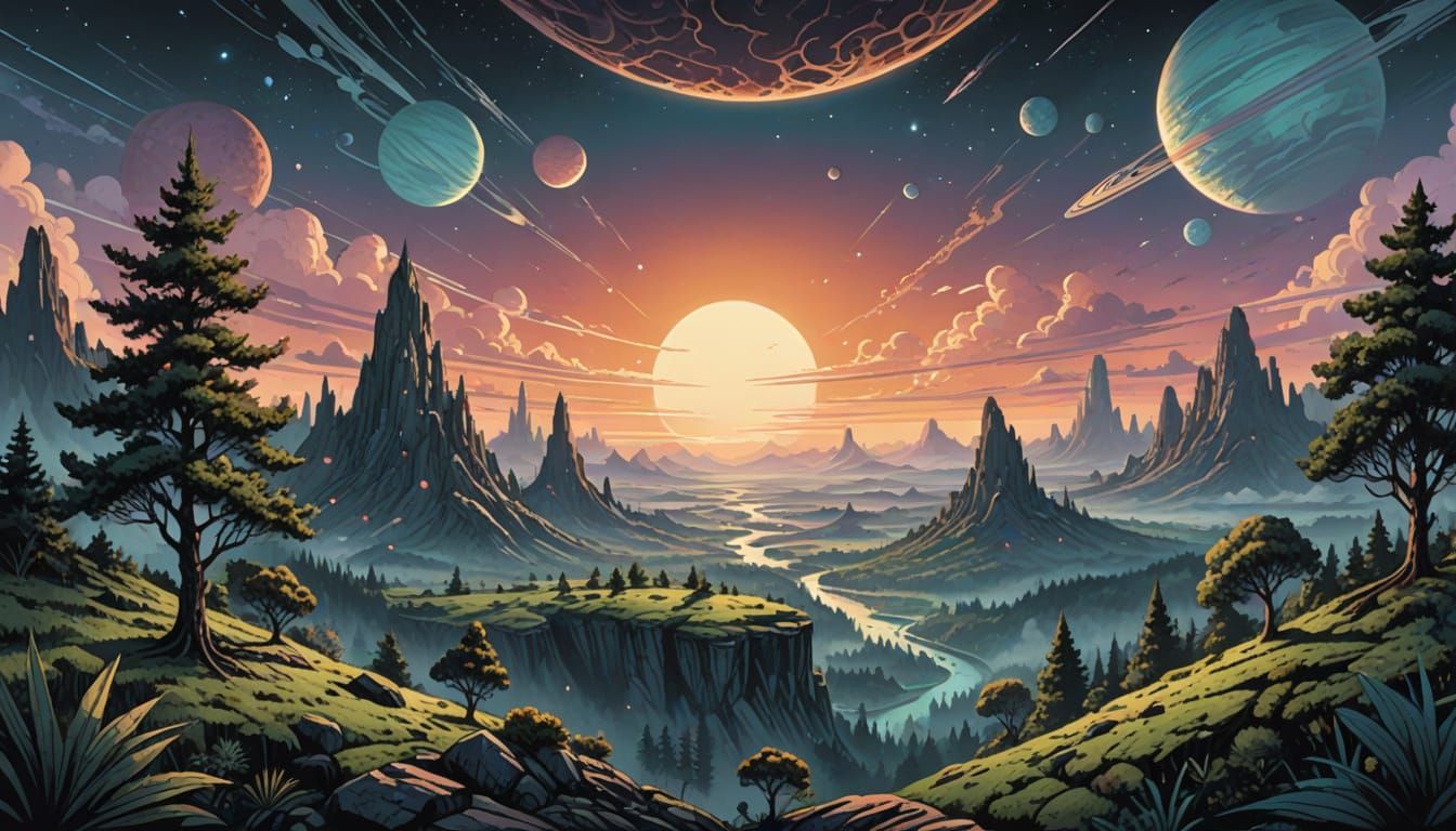 mystical forest  by @Base the Bass