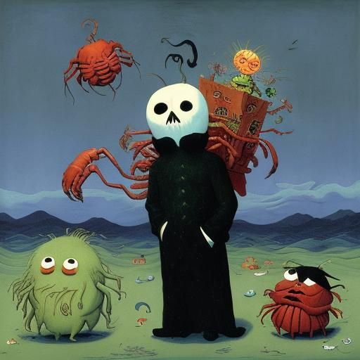 Lobster Boy and Jim Jim The Onion Boy and Tallyman and Ghost...