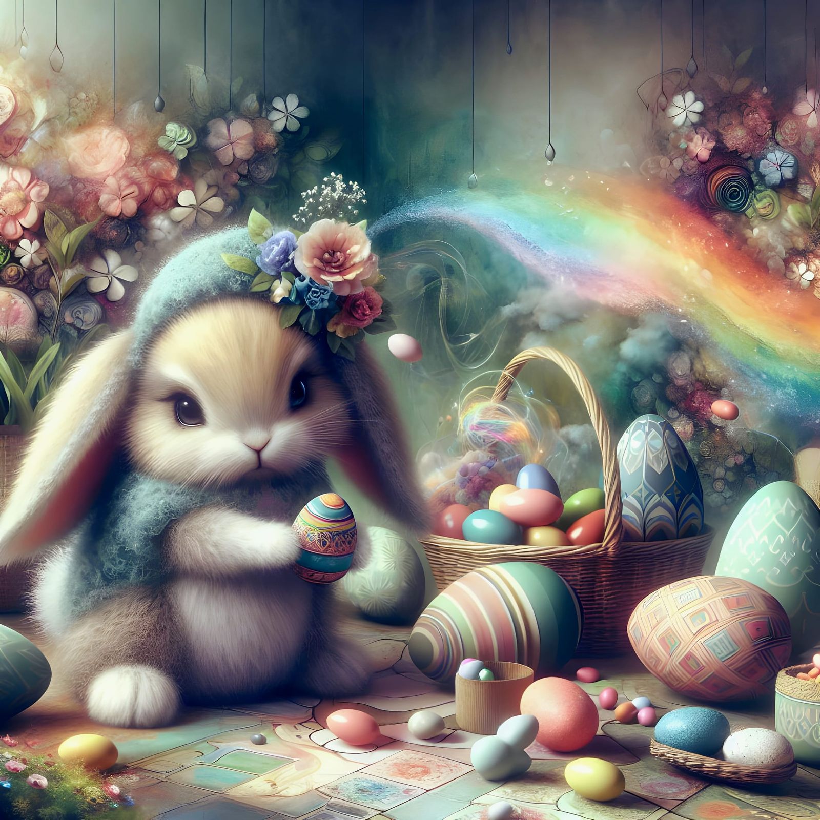 I'm in charge of the fancy abstract eggs this year...  by @Tinman